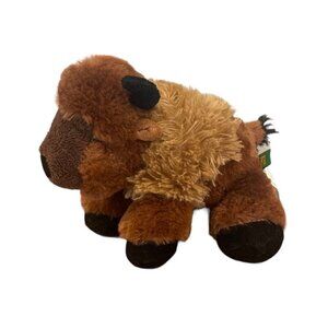 Wild Republic 7” Bison Plush Brown Buffalo Stuffed Animal Toy